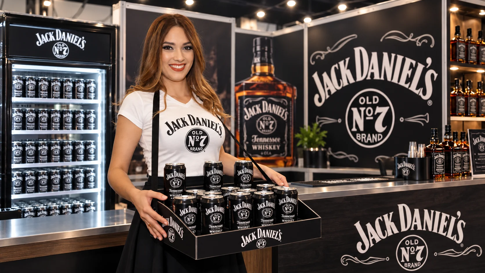 Promotora en una activación comercial · Truca Eventos