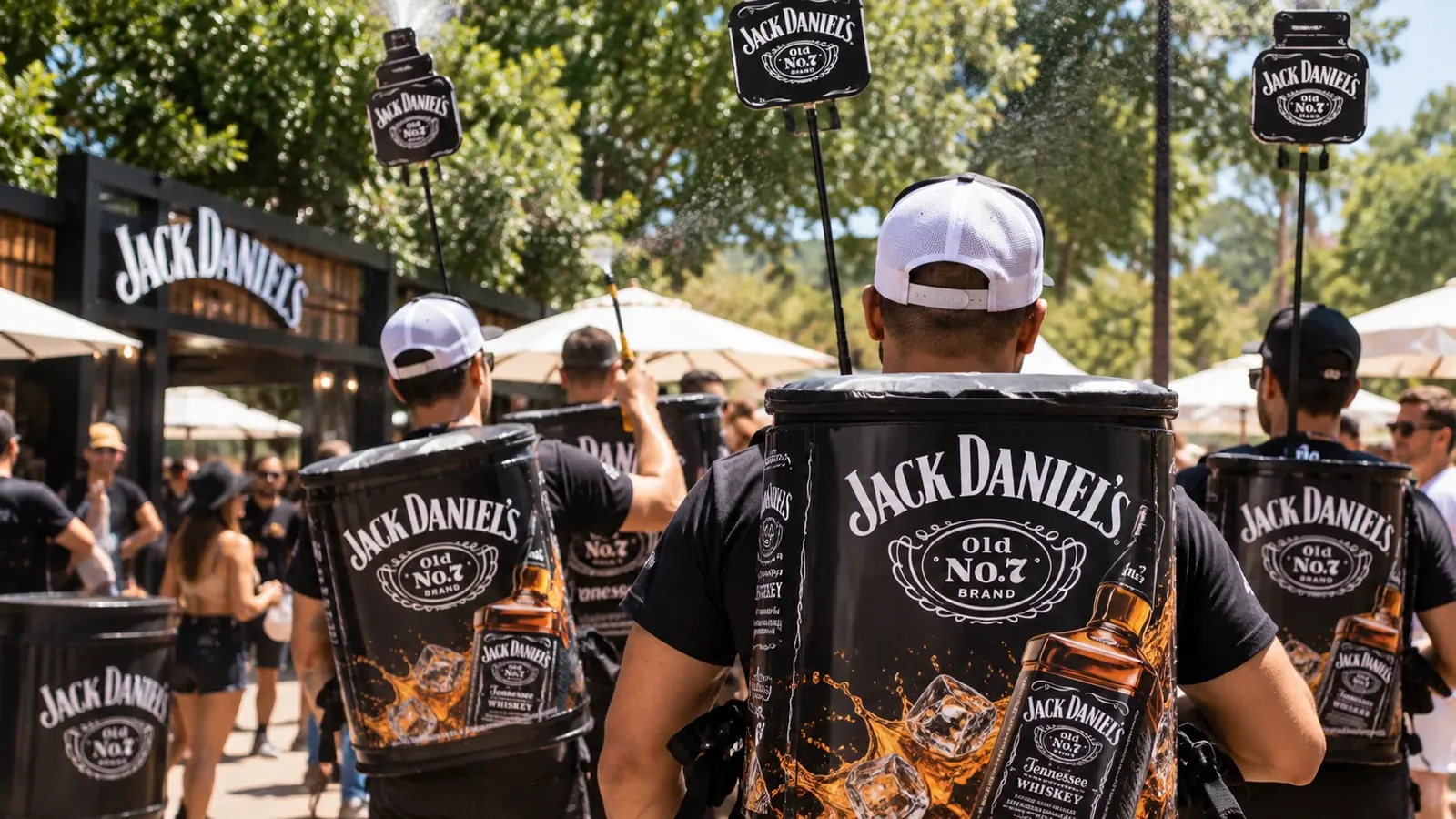Personal promocional durante una activación de marca · Truca Eventos